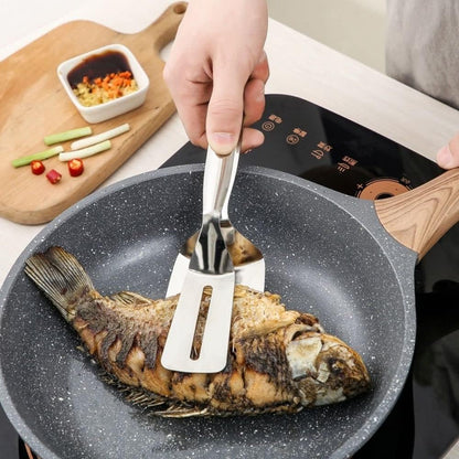 3-in-1 Stainless Steel Cooking Tongs Spatula product image 5