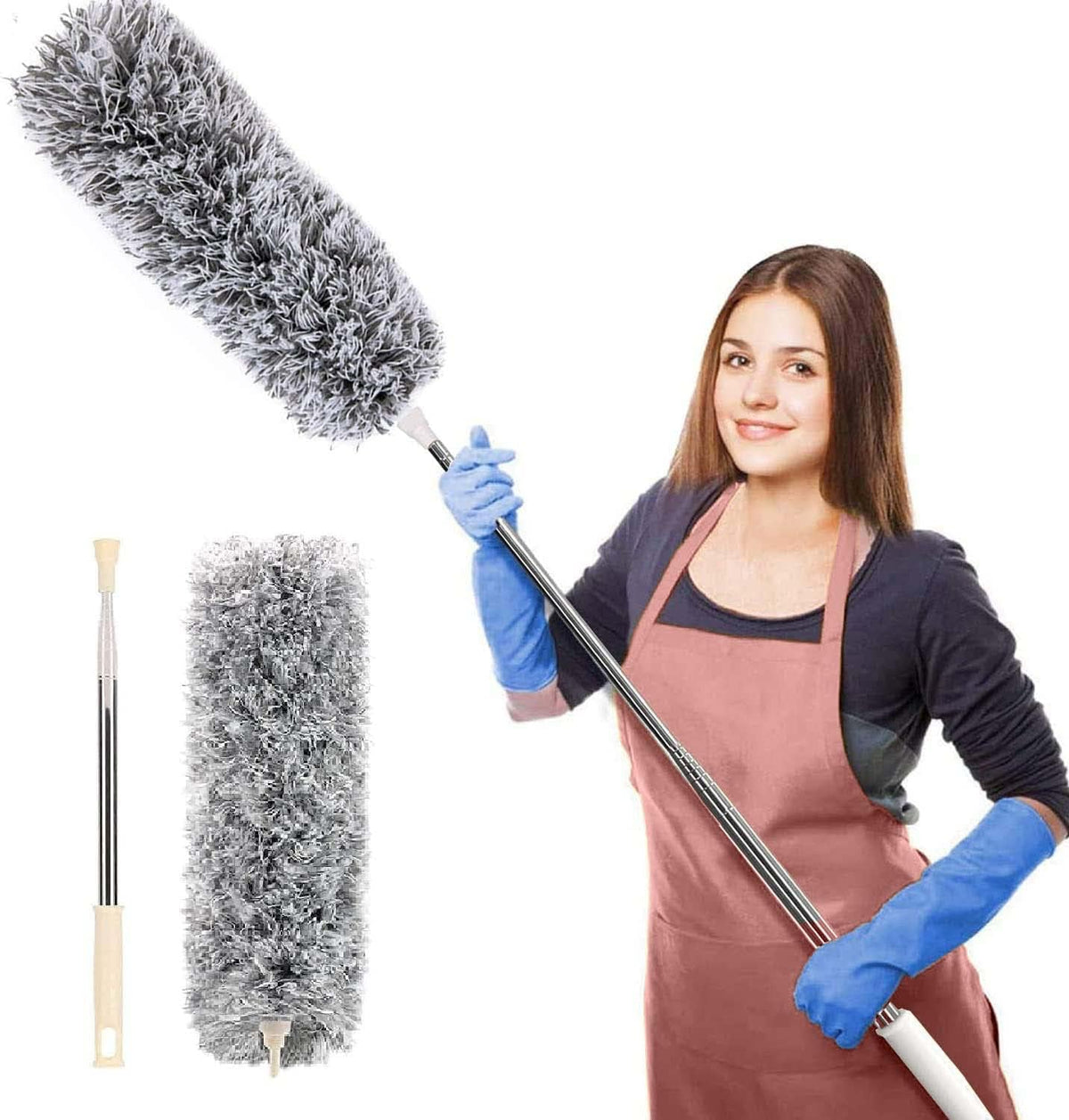 Flexible Fan Cleaning Duster with Long Extendable Rod product image 2