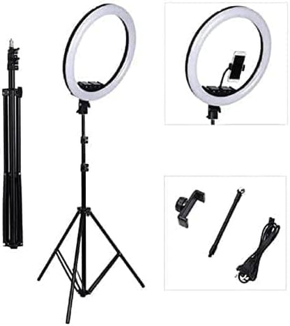 26cm LED Selfie Ring Light with Adjustable Tripod Stand product image 1