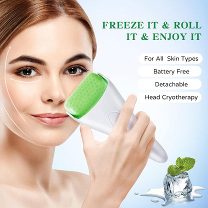 Reusable Ice Roller for Face and Eyes, Cooling Facial Massage Tool for Skincare product image 7