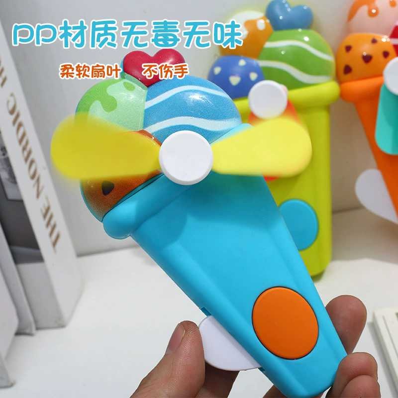 Hand Pressure Mini Fan for Kids, Cute Ice Cream Shape product image 3