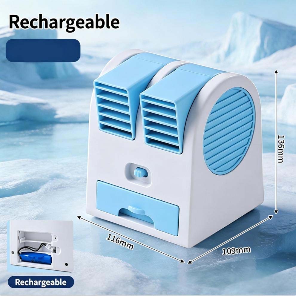 Portable USB Mini Air Cooler Fan with Water Cooling Function (Multi-Colour) product image 3