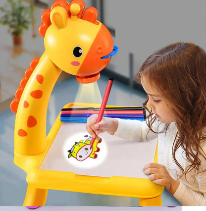 LED Drawing Projector Table for Kids, Projection Painting Board with Erasable Drawing Surface product image 7