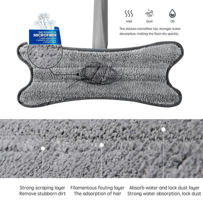 Twisted X-Type Microfiber Floor Mop with Self-Wringing System product image 3