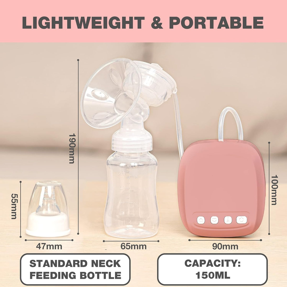 Electric Breast Pump with 150ml Bottle product image 6