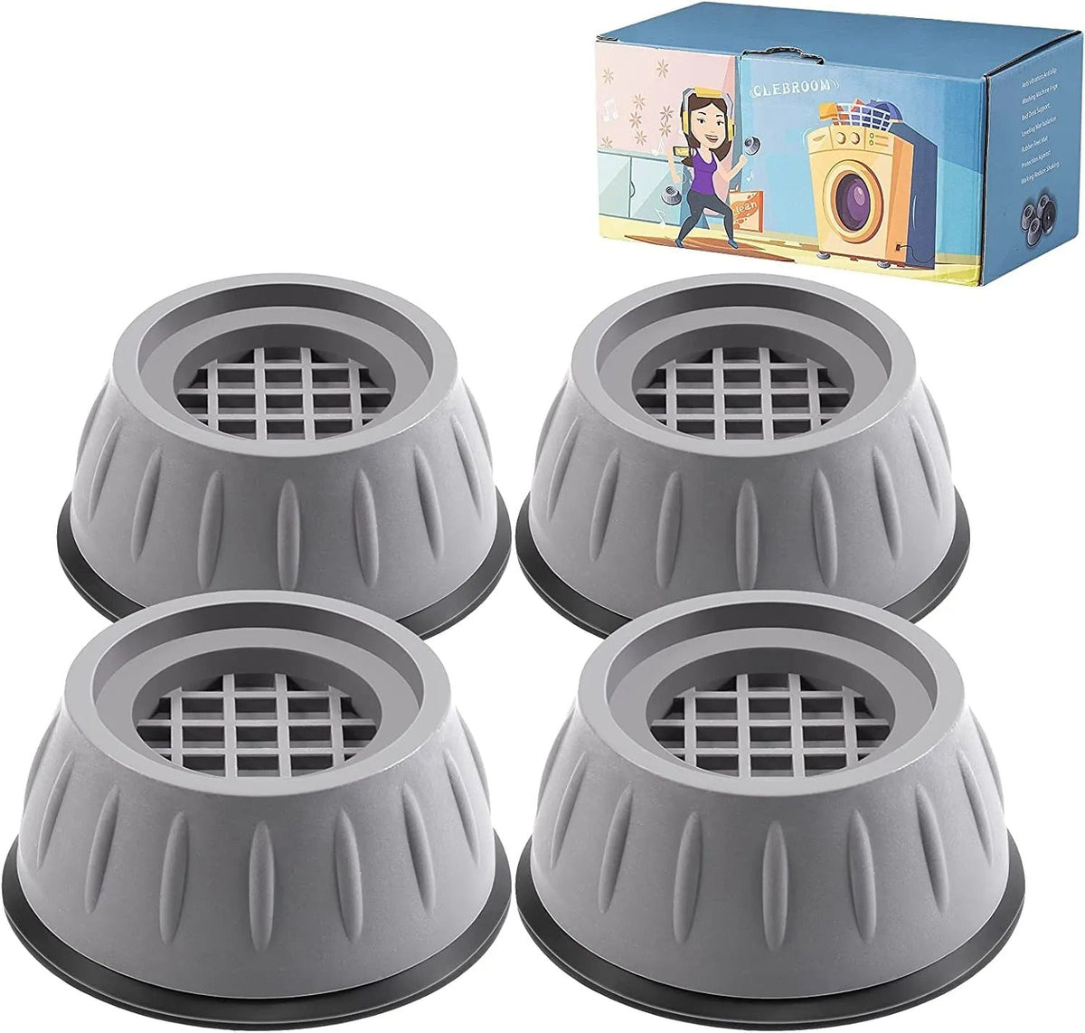 4PCS Anti-Vibration Washing Machine Foot Pads product image 8