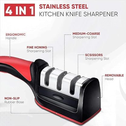 Professional Knife and Scissors Sharpener with Non-Slip Base product image 8