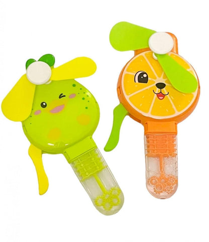 Hand Press Mini Fan with Bubble Blower for Kids product image 4