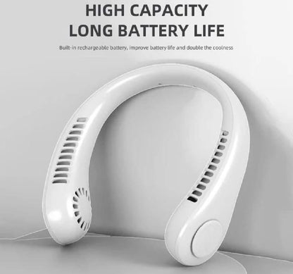 Portable Bladeless Neck Fan, Hands-Free Rechargeable Wearable Personal Fan product image 3