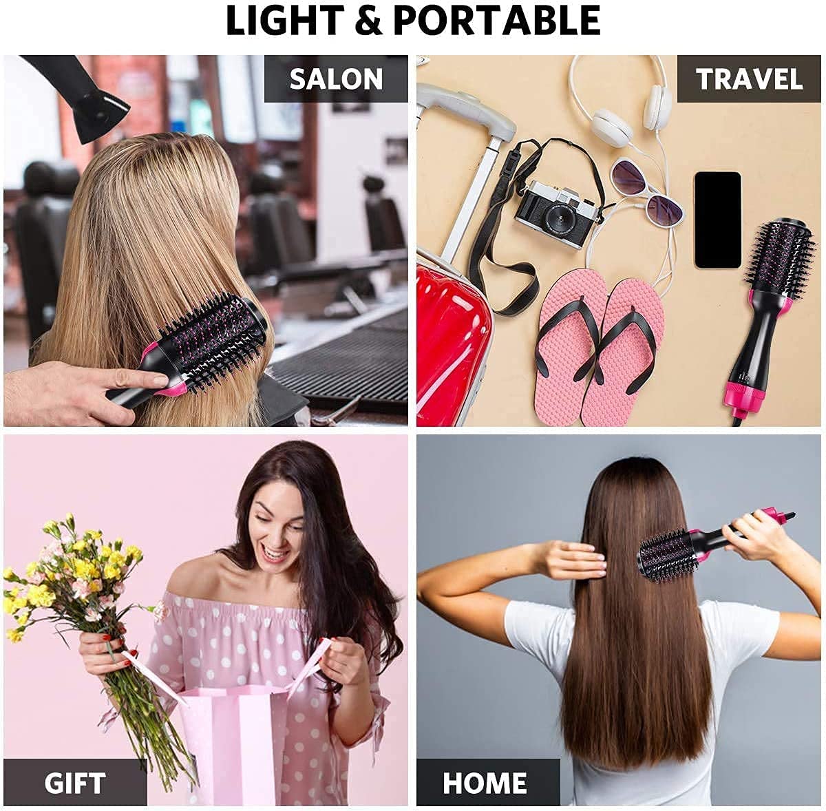 3 in 1 Hot Air Brush Hair Dryer and Styler Volumizer product image 6