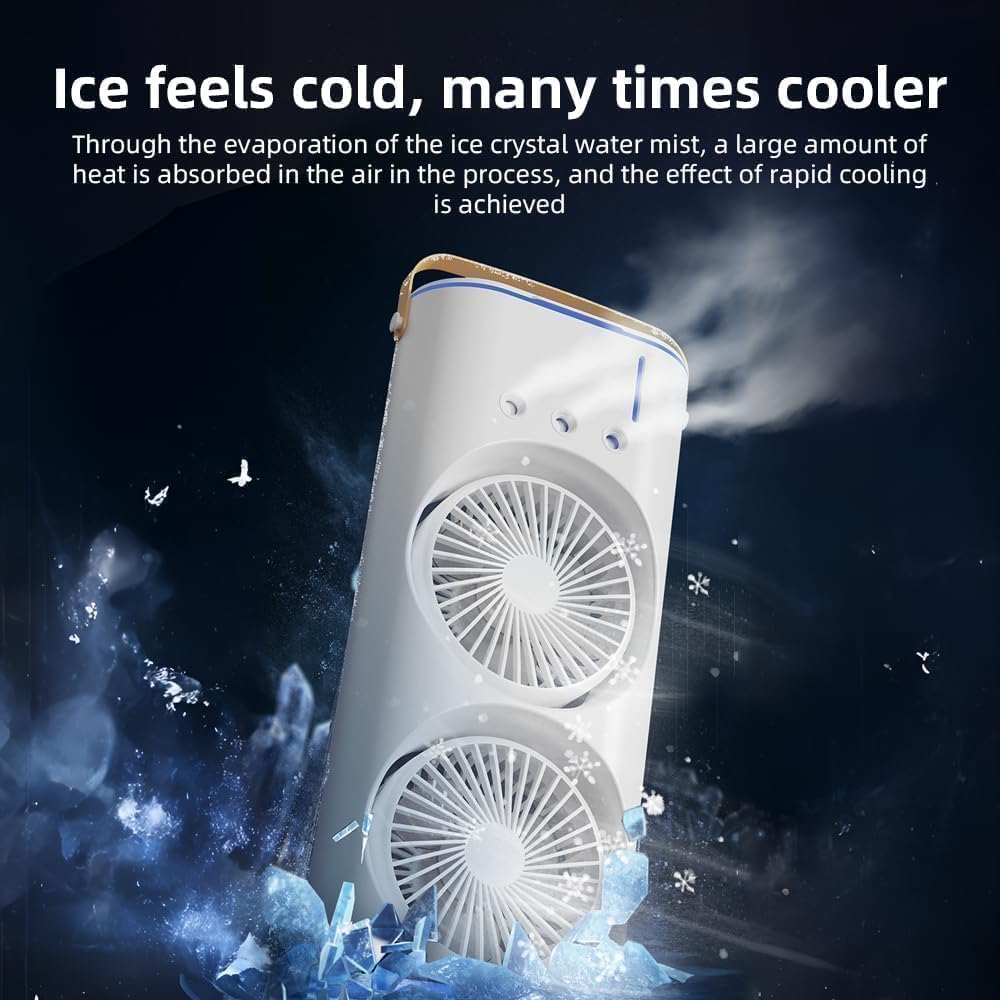 Portable Air Cooler Mini Fan with 3 Mist Spray Modes product image 5