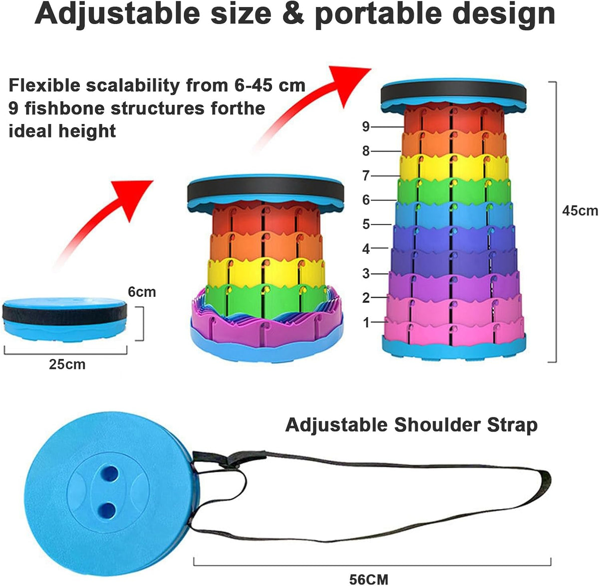 Portable Telescopic Camping Stool product image 5
