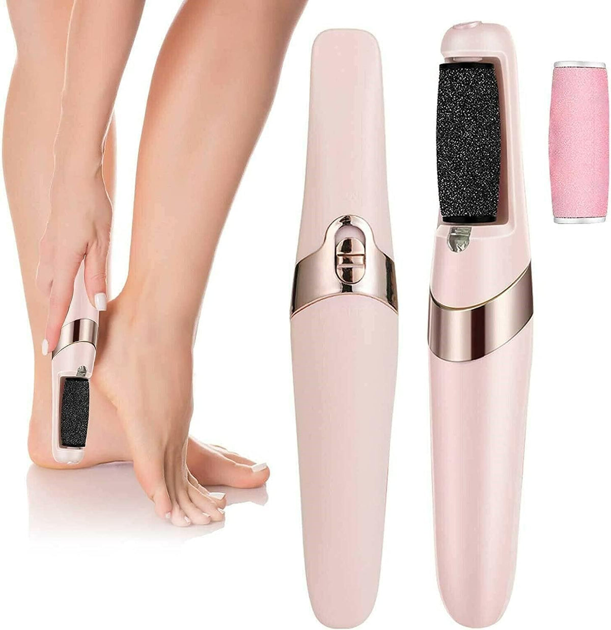 Electric Pedicure Foot File Callus Remover Rechargeable Foot Scrubber product image 2