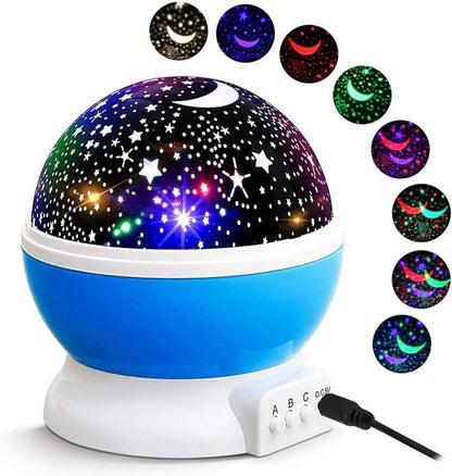 LED Galaxy Moon Lamp Starry Sky Rotating Projection product image 1