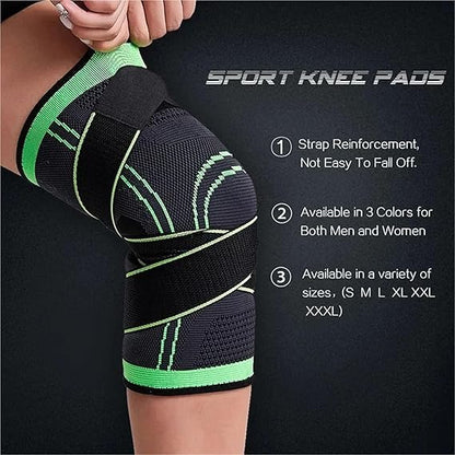 Professional Knee Compression Sleeve with Adjustable Straps product image 3
