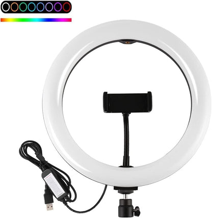 26cm LED Selfie Ring Light with Adjustable Tripod Stand product image 3