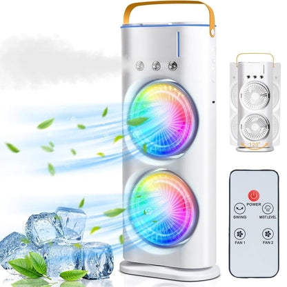 Portable Air Cooler Mini Fan with 3 Mist Spray Modes product image 2
