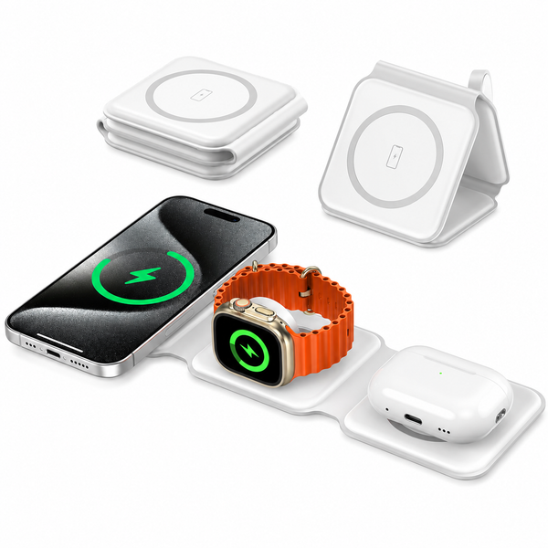 3-in-1 Wireless Charging Station with Magnetic Stand product image 1