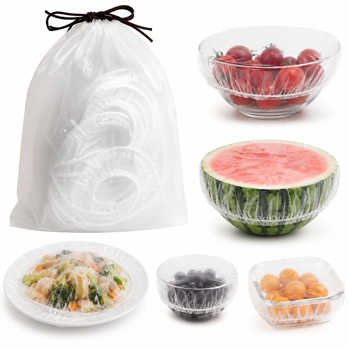 Reusable Elastic Food Storage Covers product image 1