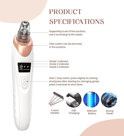 Rechargeable Electric Facial Cleansing Brush with 4 Interchangeable Brush Heads product image 4