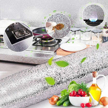 Waterproof Oil-Proof Aluminum Foil Kitchen Wall Sticker product image 8