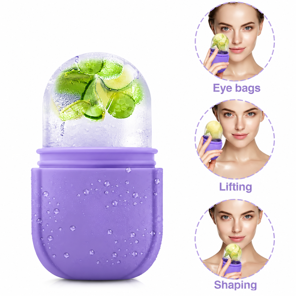 Reusable Silicone Ice Roller for Face and Eyes product image 2
