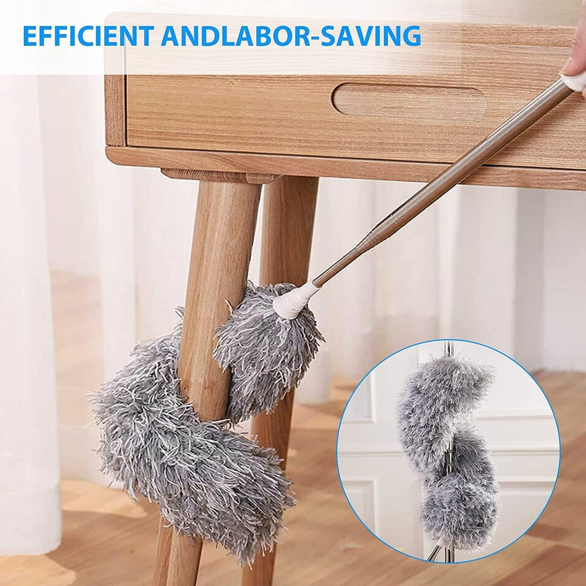 Flexible Fan Cleaning Duster with Long Extendable Rod product image 8