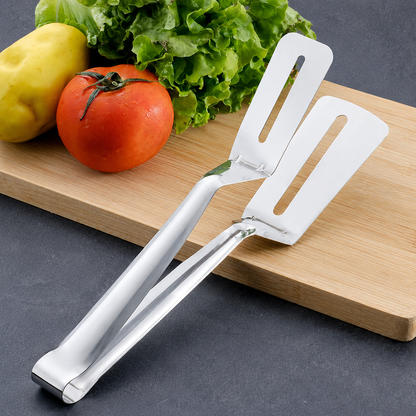 3-in-1 Stainless Steel Cooking Tongs Spatula product image 1