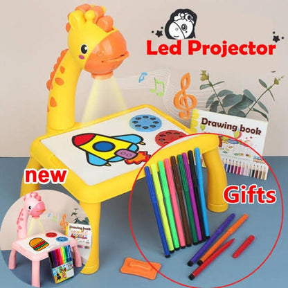 LED Drawing Projector Table for Kids, Projection Painting Board with Erasable Drawing Surface product image 6
