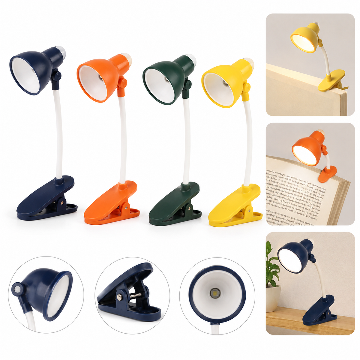 Mini Foldable LED Book Light for Reading product image 3