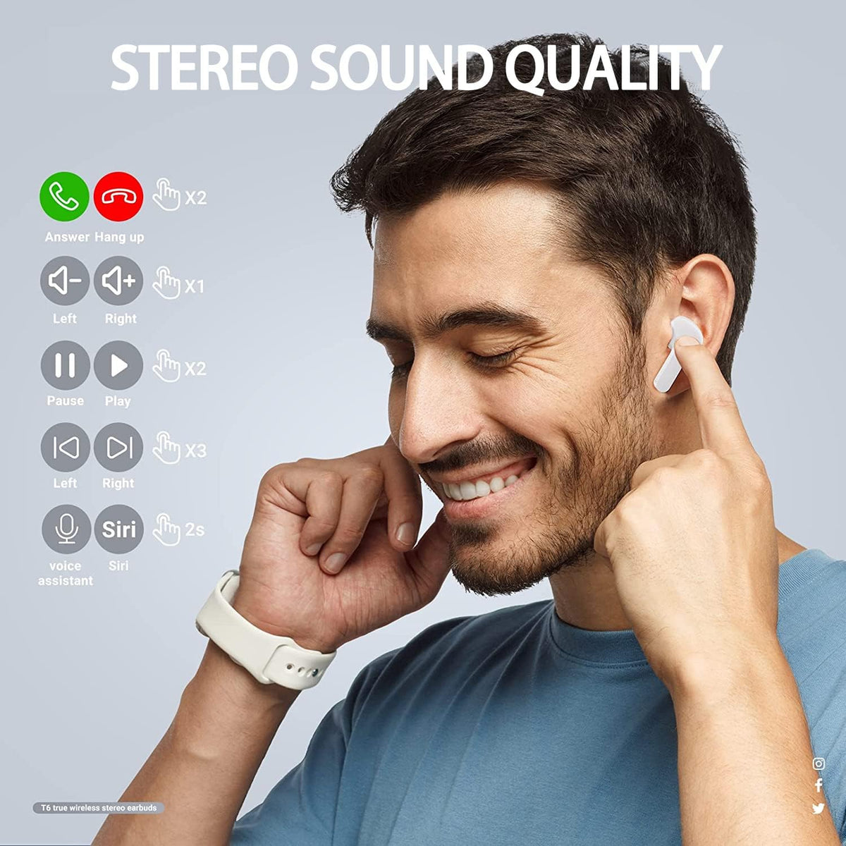 Transparent Wireless Bluetooth 5.3 Earbud product image 6